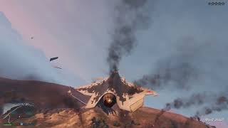 GTA5 F160 RAIJU epic maneuver [upl. by Tymon139]