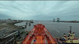 TEESPORT UK ARRIVAL amp DEPARTURE  Exolum Storage Seal Sands Nr 1  Pilotage River Tees [upl. by Peers]