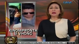 24 Oras Roxanne Cabañero at lola ni Deniece Cornejo kinompronta si Vhong Navarro [upl. by Anoiuq]