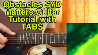 Syd Matters  Obstacles  Easy Guitar Tutorial LessonMain Riff [upl. by Sherwood]