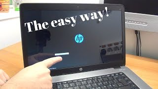 How to enter the BIOS on most HP EliteBook laptops  The easy way [upl. by Ashatan260]