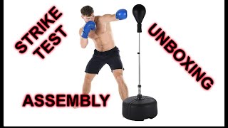 Free Standing Punching BagReflex Bag STRIKE TEST UNBOXING ASSEMBLY [upl. by Sellma]