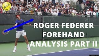 Roger Federer Forehand Analysis Part 2 [upl. by Yrolg]