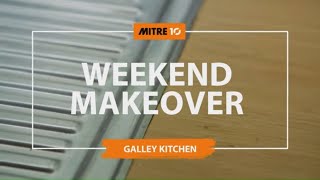 Galley Kitchen Makeover  Mitre 10 Weekend Makeovers [upl. by Etterual2]