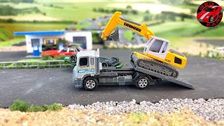 diecast 164 scale Diorama Show with 245 Model Cars amp Trucks [upl. by Dulcinea]