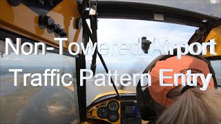 NonTowered Traffic Pattern Entry [upl. by Aerdnek]