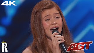 Sophie Lennon Audition  Believe  Week 8  Americas Got Talent 2024 [upl. by Irrem565]