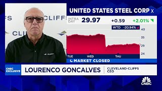 ClevelandCliffs CEO on Biden Administration block the steel wars and outlook for sector [upl. by Kay]