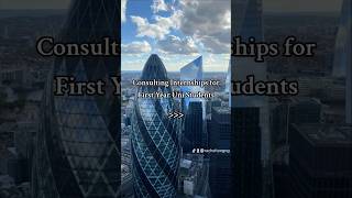 Consulting Internships for 1st Year Uni Students university students internship knowledge [upl. by Helfand806]