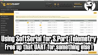 How to setup a Softserial port for SPort telemetry or Smart Audio [upl. by Irtemed]