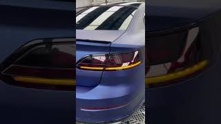 CAXVINYL Factory Direct HD PET Liner Ghost Metallic Dark Blue Car Wrap [upl. by Noelle]