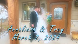 Annaliese amp Trey Wedding Highlights [upl. by Enomar]