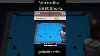 Veronika Ivanovskaia 9 Ball Best Shots billiards poolball [upl. by Enomes]