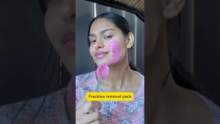 Freckles Pigmentation Removal Pack Treatment shortvideo frecklestreatment pigmentation solution [upl. by Aer]