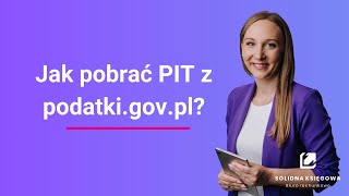 Jak pobrać PIT z podatki gov [upl. by Sartin]