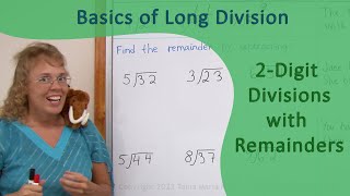 2digit division with remainders [upl. by Tannie]