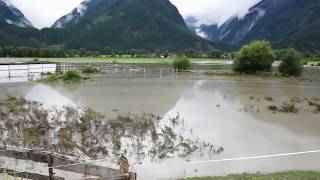 Hochwasser Neukirchen am Grv Pinzgau 2014 [upl. by Ahsilrac]