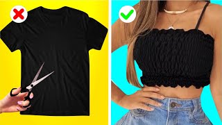 9 Ideias Brilhantes Fáceis para Transformar Roupas Velhas Em Novas Calça jeans vestido camisa Diy [upl. by Nee]