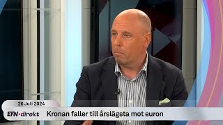 Svenska kronan rasar – påverkar det Riksbankens räntebesked [upl. by Deraj18]