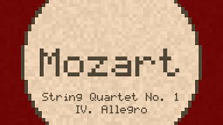 String Quartet No 1 in G major IV Allegro  Mozart  ChipTune [upl. by Kylstra]