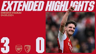 EXTENDED HIGHLIGHTS  Arsenal vs Bournemouth 30  Premier League [upl. by Leksehcey]