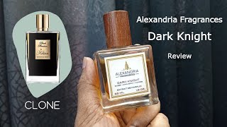 Alexandria Fragrances Dark Knight  Fragrance Review  Kilian Black Phantom Clone [upl. by Delmor988]