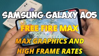 Free Fire Max in Samsung Galaxy A05 Hand Cam [upl. by Qahsi525]