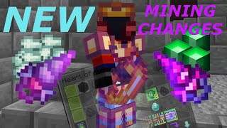 Everything NEW with MINING Hypixel Skyblock [upl. by Adlay]