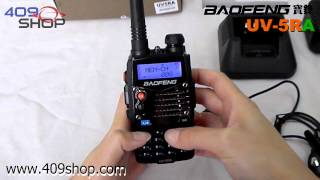 BAOFENG UV5RA New Version Dual Band UV 136174400480Mhz Radio [upl. by Ellak]