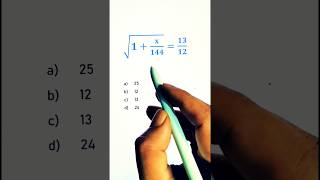 Nice algebra square root math problem shorts maths [upl. by Limoli605]