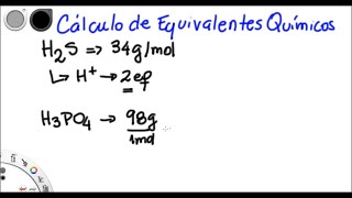 EQUIVALENTES QUIMICOS [upl. by Isidro]