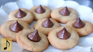 How to make easy HERSHEYS KISSES Chocolate Cookies [upl. by Joslyn]