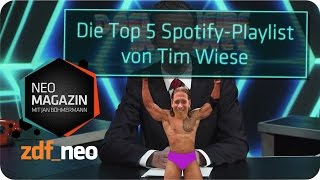 Die Top 5Playlist von Tim Wiese  NEO MAGAZIN mit Jan Böhmermann  ZDFneo [upl. by Burrton]