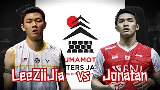 Jonatan Christie vs Lee Zii Jia  Perempat Final Kumamoto Masters Japan 2024 Badminton [upl. by Ruffin]