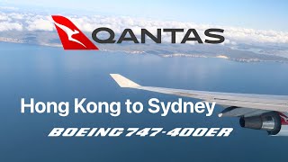 TRIP REPORT Qantas QF118 Hong Kong to Sydney on Boeing 747400ER [upl. by Coco333]