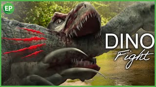 Dinosaur fight Tarbosaurus vs Therizinosaurus  Learn about dinosaurs  Dino battle  the Dinosaur [upl. by Fey]