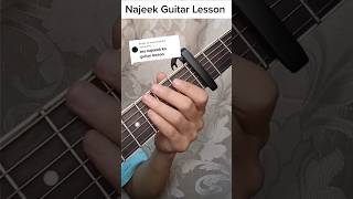 Najeek Guitar Lesson nepaliguitarlesson najeek bibekacofficial bibekac [upl. by Chilton564]