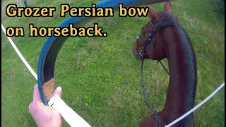 Introducing Grozer Persian bow on horseback [upl. by Michel]