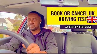 Book and Cancel Practical Driving Test UK [upl. by Adnoma]