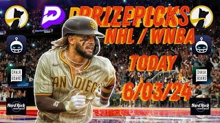 MLB Picks Today 632024  FREE MLB Best Bets Predictions and Player Props [upl. by Enylrac829]