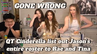 QT list out Jasons ENTIRE ROSTER to Rae and Tina  Roomies  WampL COMMUNITY [upl. by Tressia426]