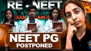 One another exam NEET PG cancelled 😞 Chances of re NEET increase neet neet2024 [upl. by Berkie]