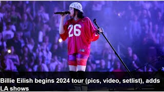 Billie Eilish LIVE Hit Me Hard and Soft Tour Kicks Off – Don’t Miss the Detroit Show on October 7 [upl. by Nemzaj470]