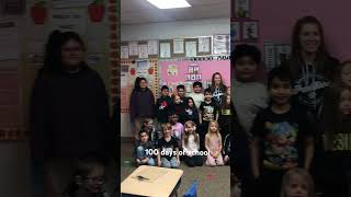 Belleaire 1st graders celebrate 100 days of school with classroom teachers 100 year old grandmother [upl. by Lael]