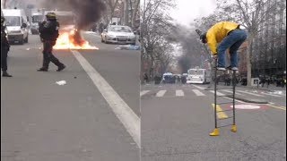 manifestation gilets jaunes acte 11 toulouse 26 ‎janvier [upl. by Goda]