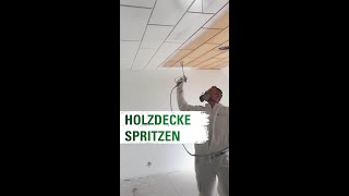 Holzdecke weiß streichen [upl. by Krug]