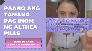 Paano magtake ng birth control pills althea pills  March 2023 [upl. by Estrin]