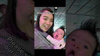 How we survived our 3monthold’s FIRST plane ride [upl. by Voletta]