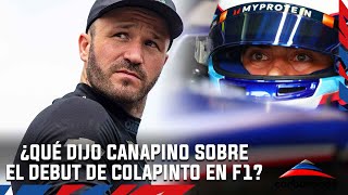 Agustín Canapino habló del debut de Franco Colapinto en F1 [upl. by Drews]