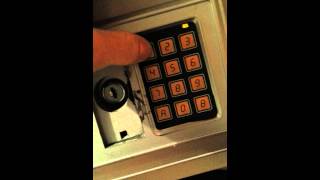 How to reset code on an electronic safe [upl. by Zerdna]